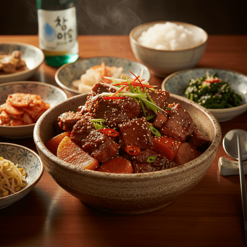 ** 전통의 맛, 갈비찜

**
