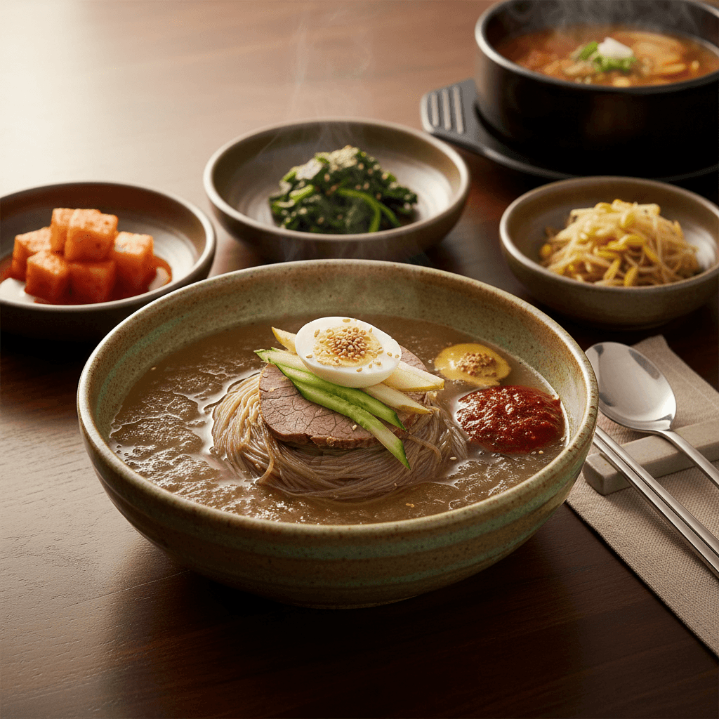 ** 한국 전통 음식 - 냉면의 매력

**