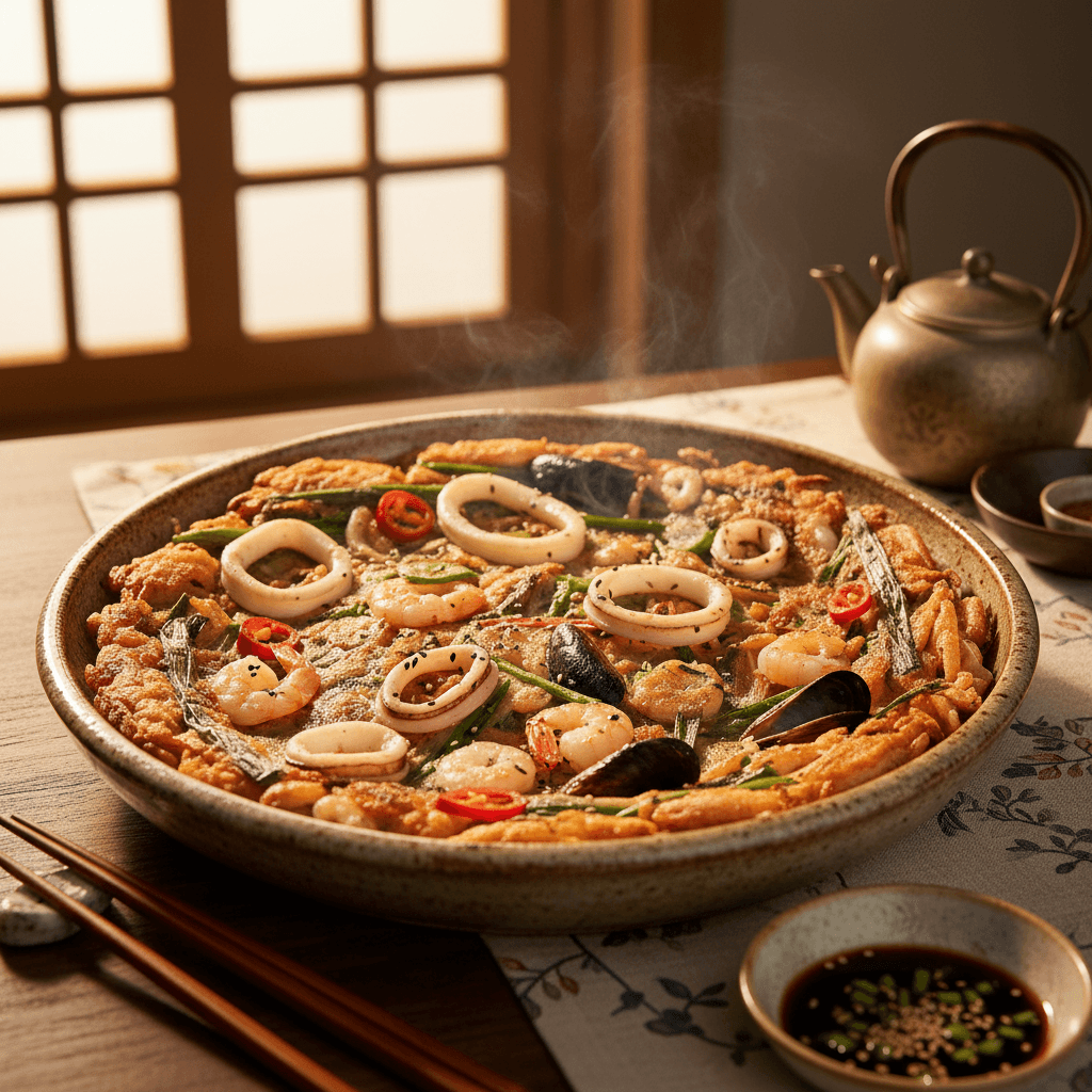 해물파전의 맛과 멋