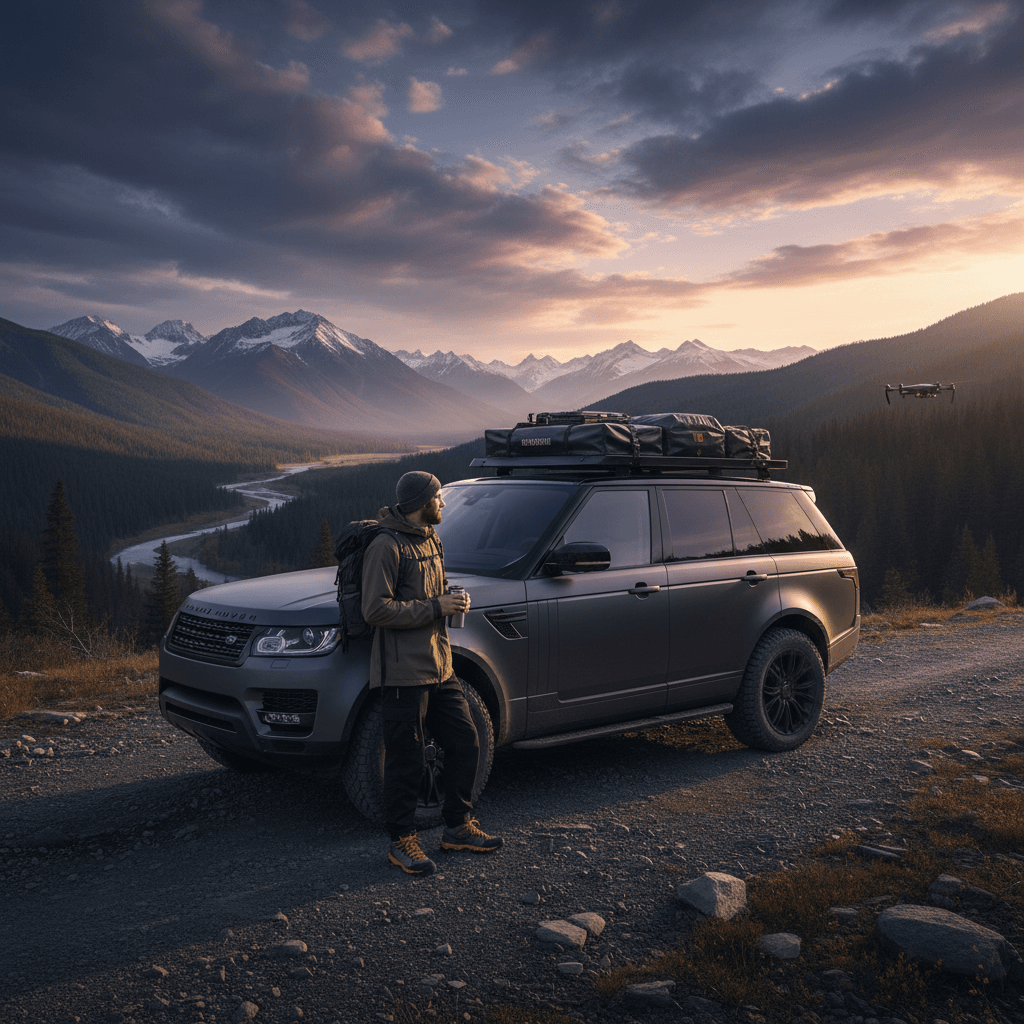 한국 아재 vs 일본 아재의 고프코어 패션과 프리미엄 자동차의 조화