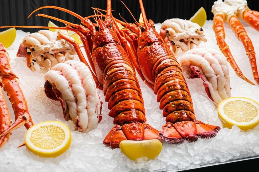 킹크랩과 랍스터 - 호텔 뷔페의 꽃