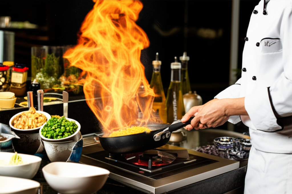 라이브 파스타 스테이션 - 즉석 조리의 매력