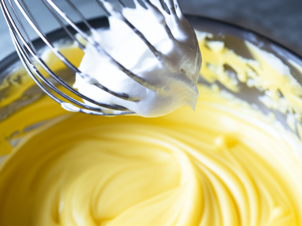 시부스트 크림 - 이탈리안 머랭과 커스터드의 만남