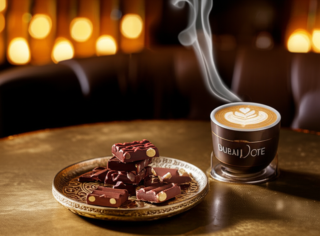 두바이 초콜릿과 커피 페어링