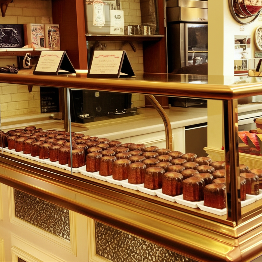 French Bordeaux canele shop