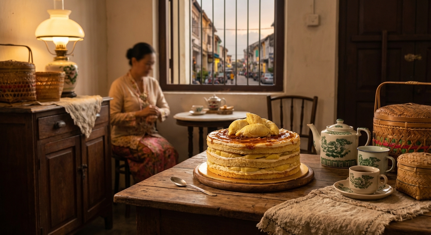 두리안 케이크의 전통