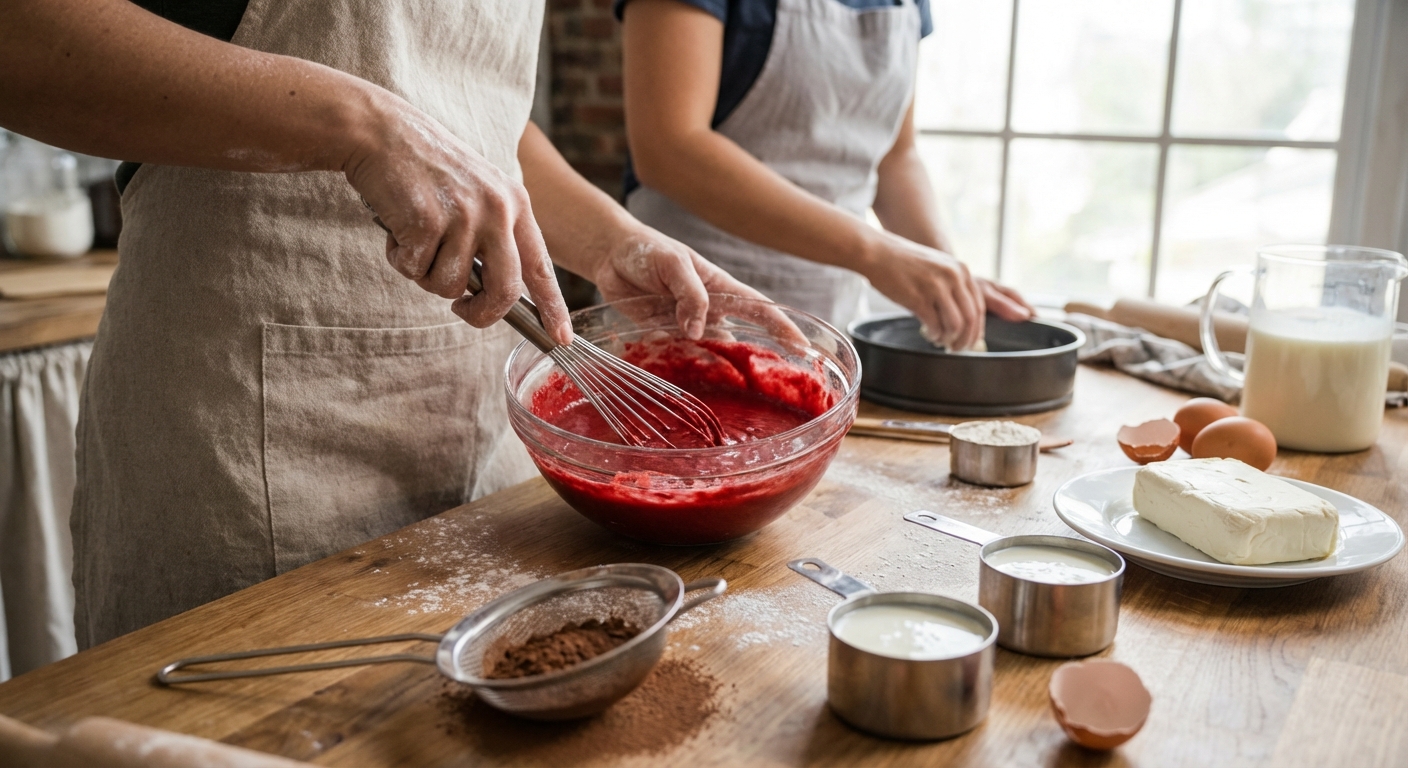 레드벨벳 케이크 만들기
