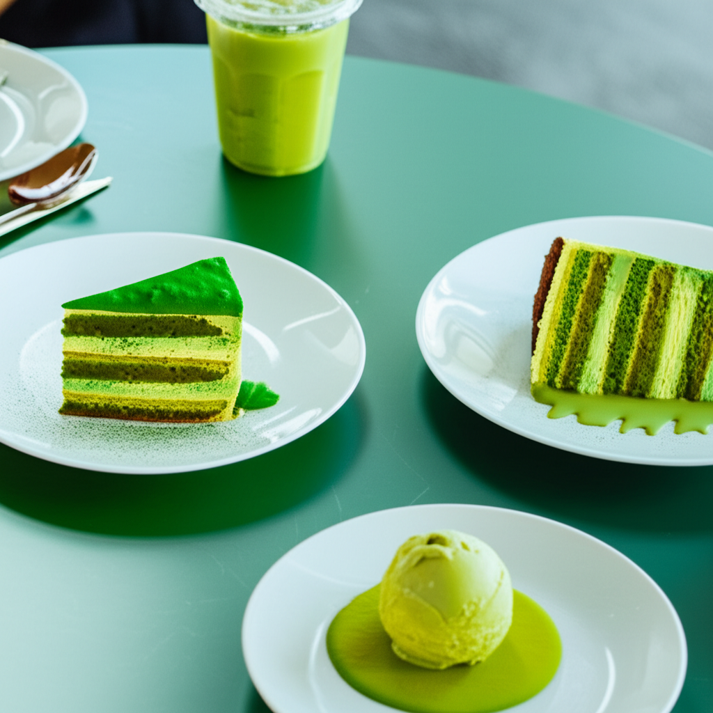 말차 디저트