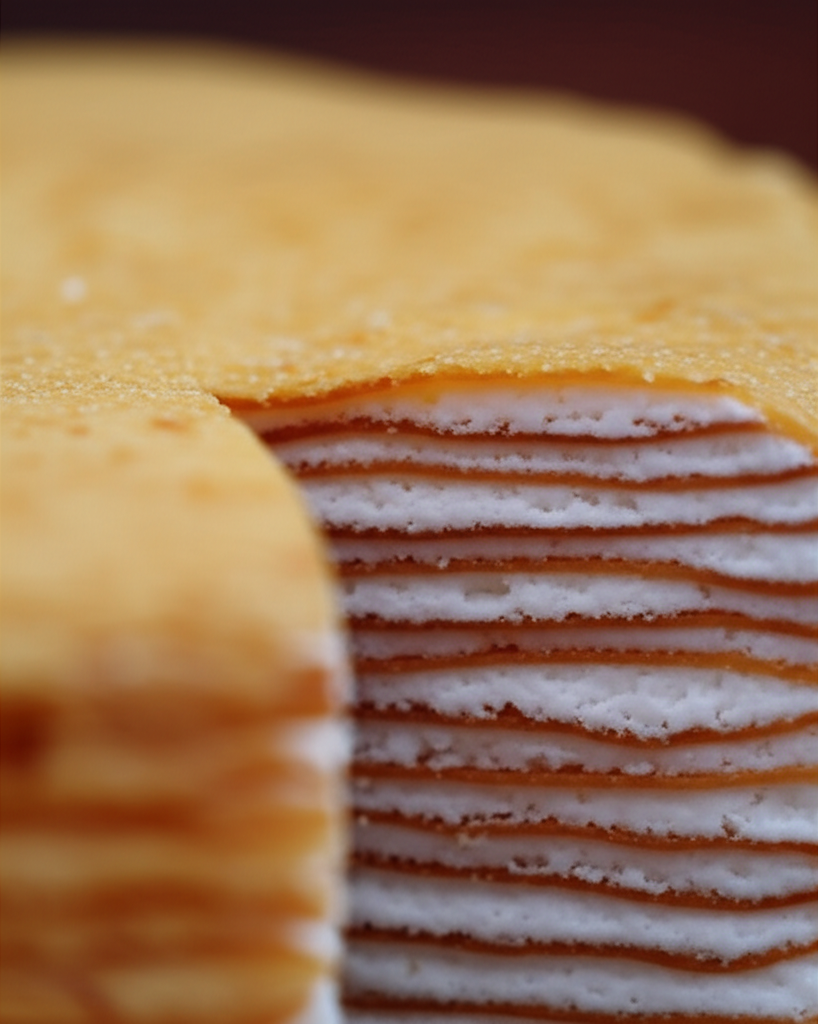 밀크레이프의 맛