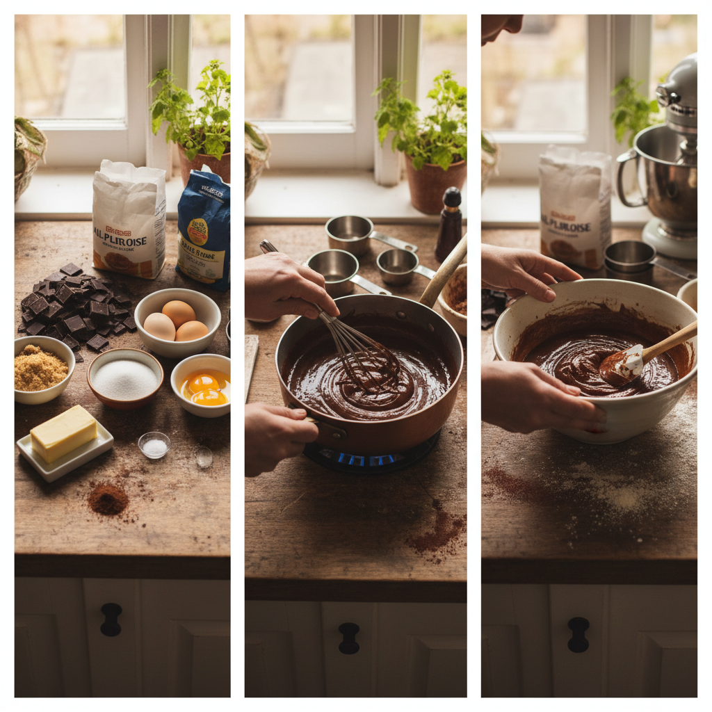 브라우니 만들기