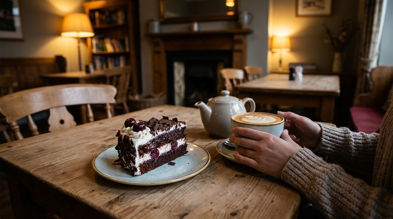 블랙포레스트 케이크 즐기기