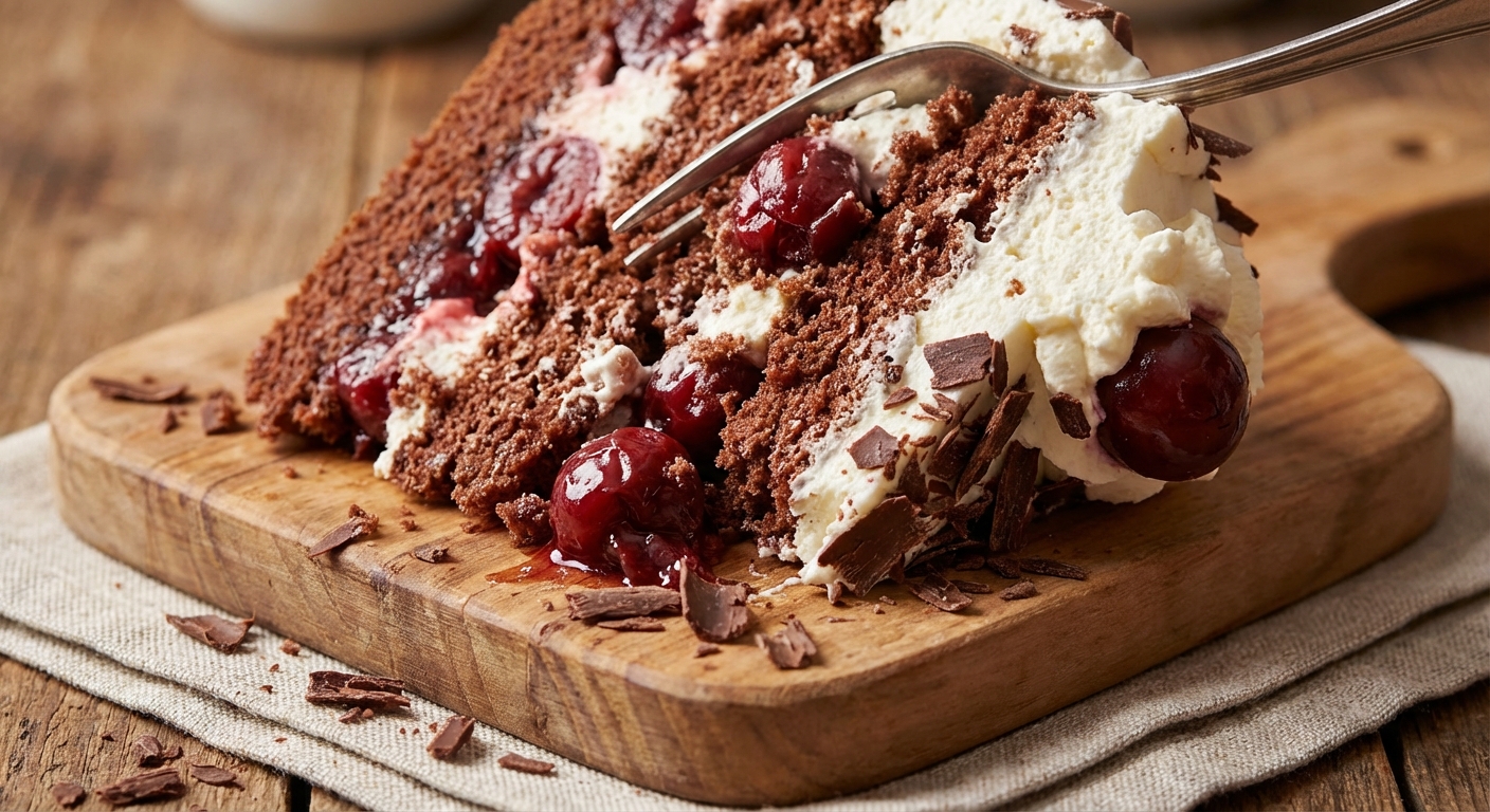 블랙포레스트 케이크의 맛