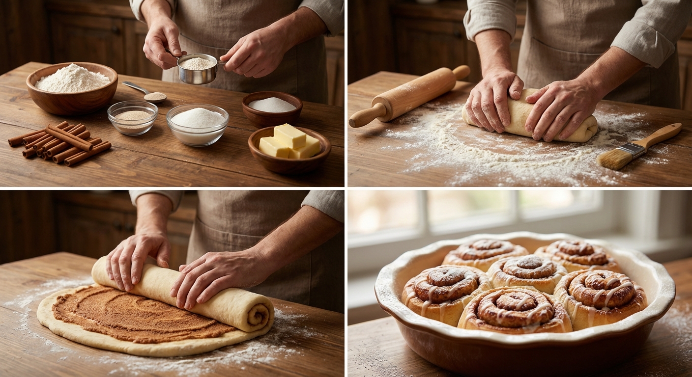 시나몬롤 만들기