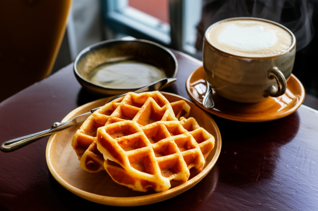와플 즐기기