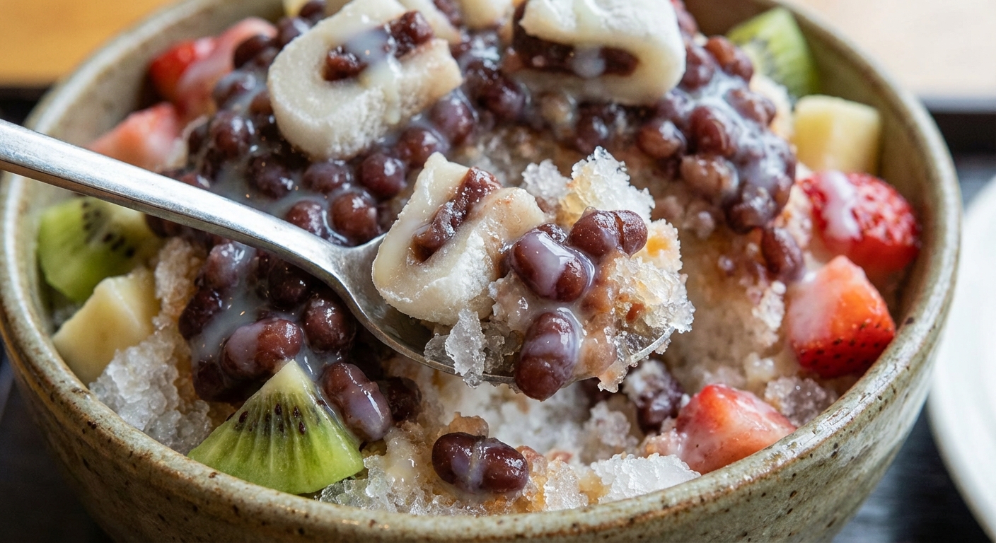 팥빙수의 맛