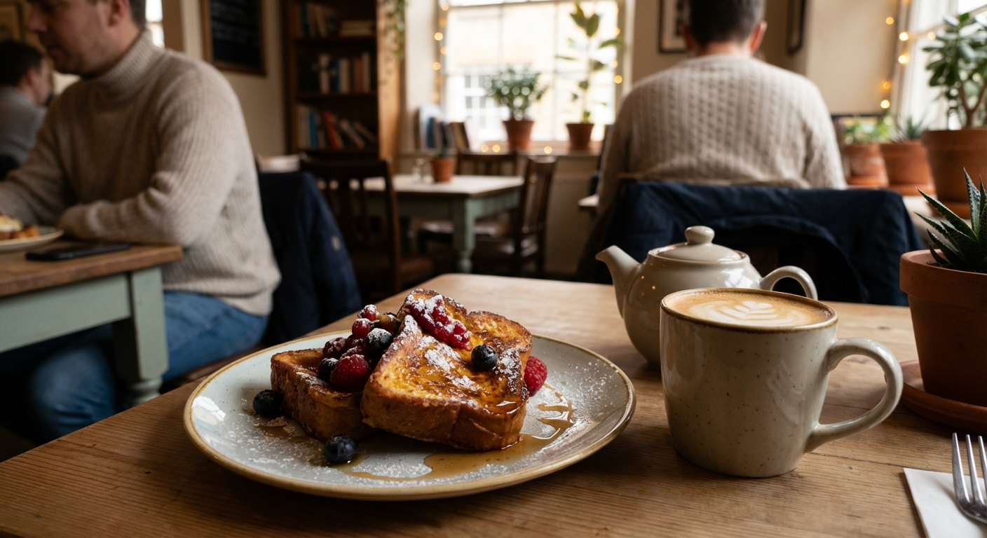 프렌치토스트 즐기기