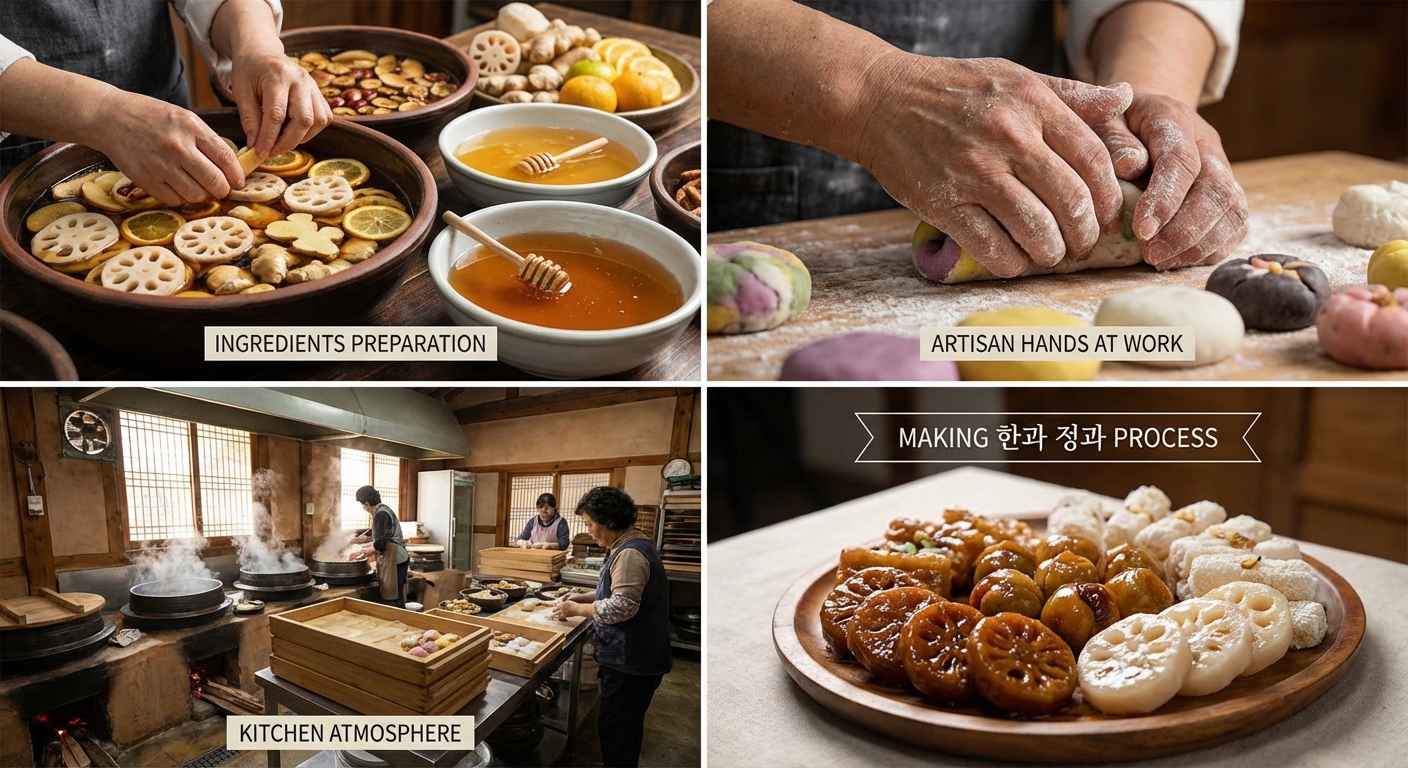 한과 정과 만들기