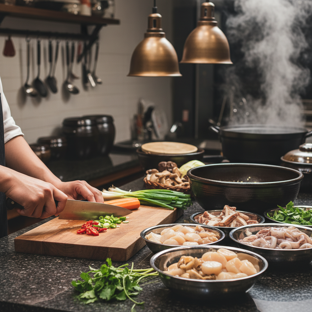 재료 손질과 밑준비