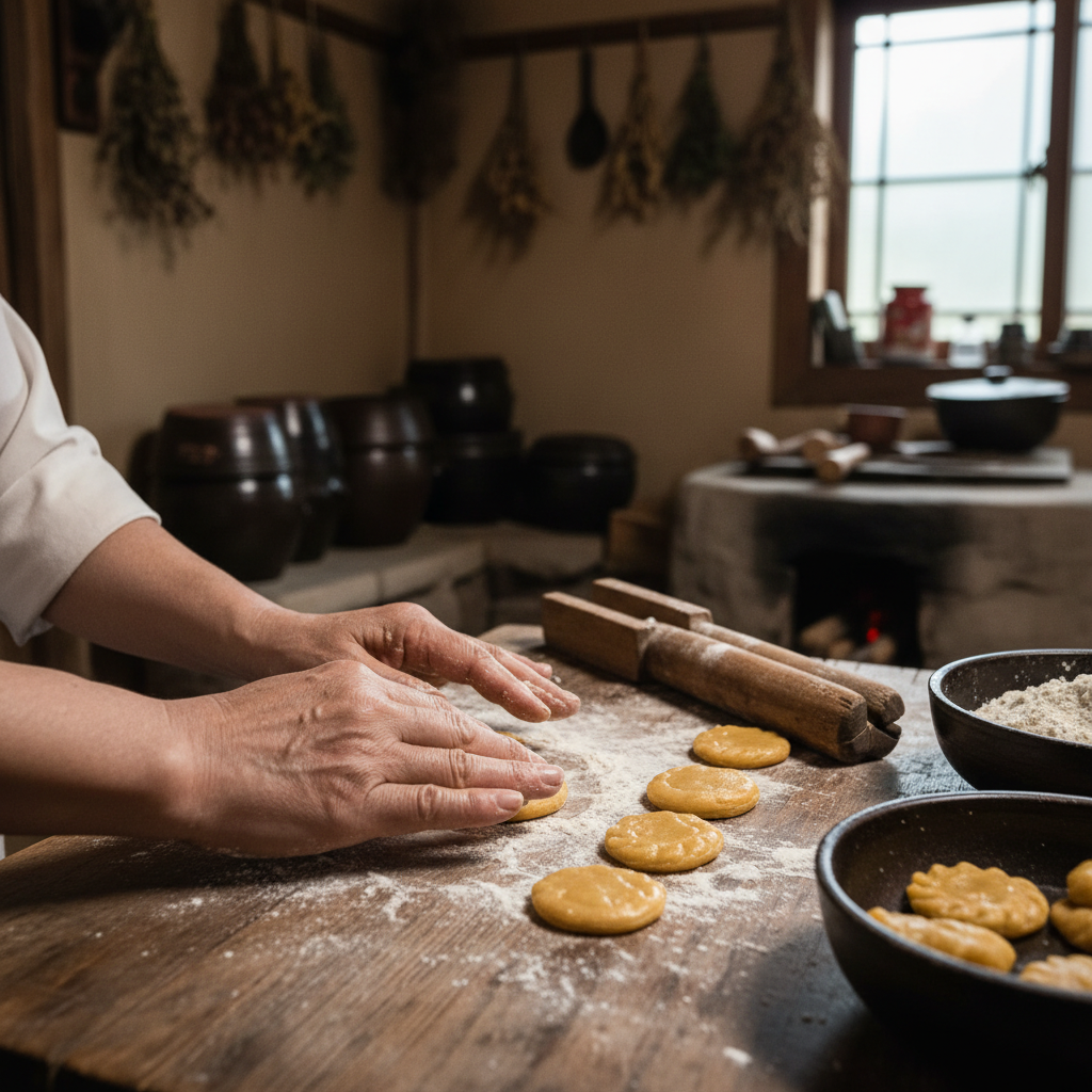 전통 약과 제조