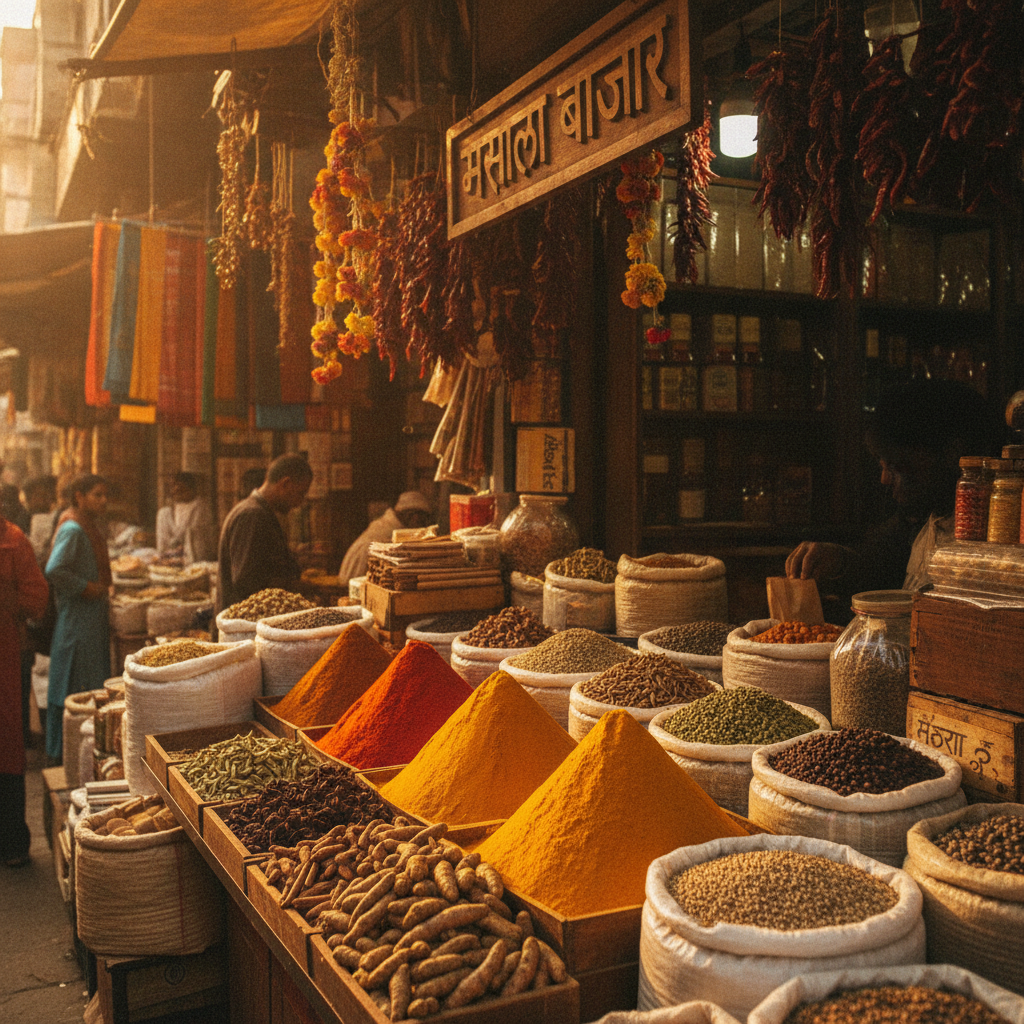 Turmeric at a spice market