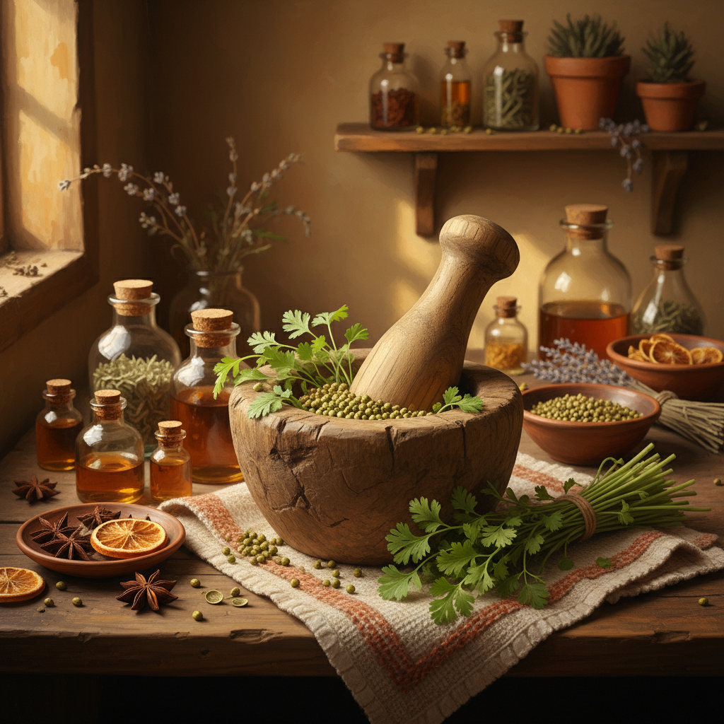 고수(코리앤더)의 건강 효능