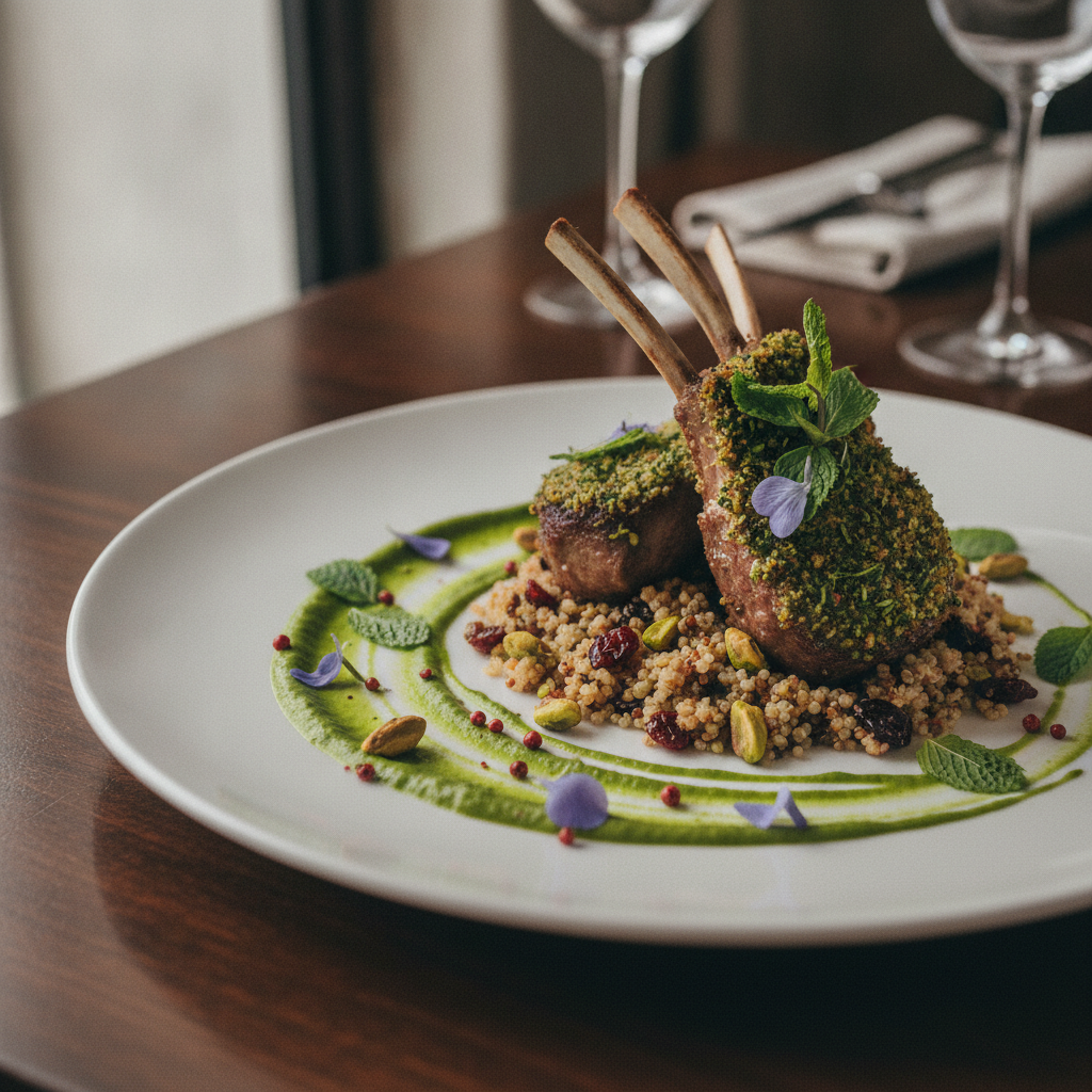 A dish featuring Mint