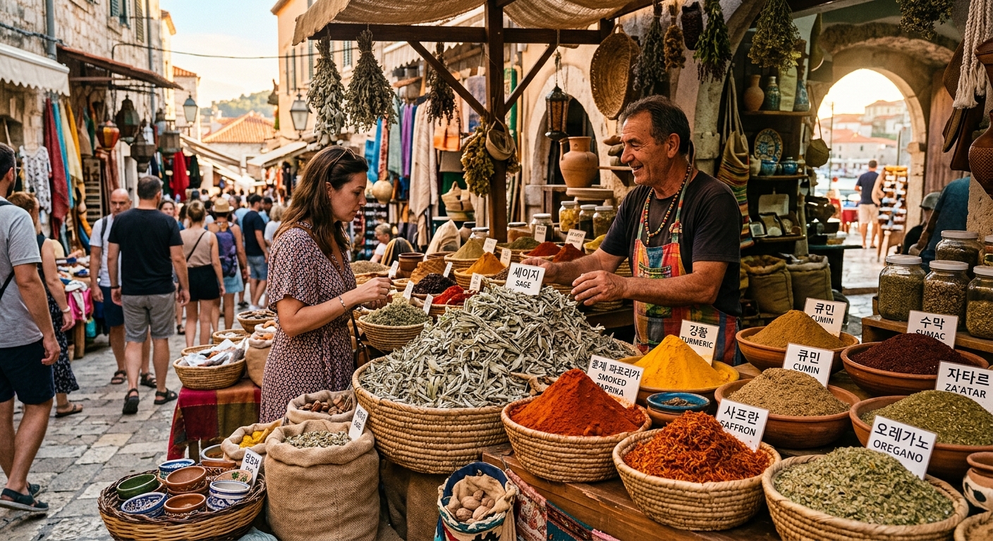 Sage at a spice market
