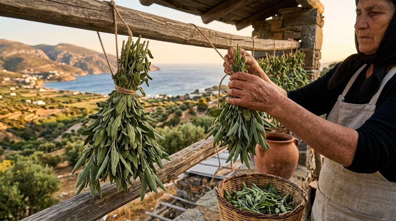 Harvesting Sage