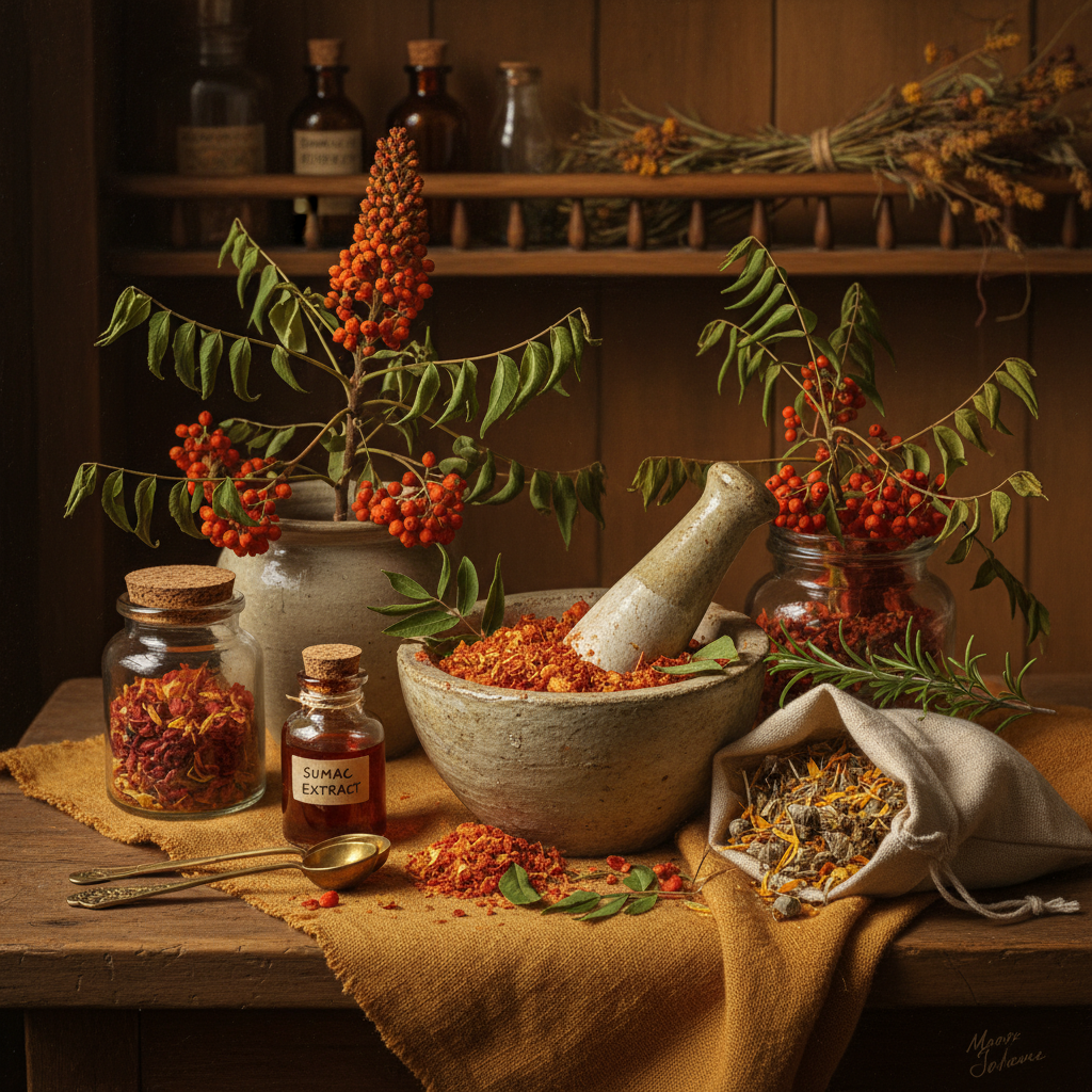 수막(sumac)의 건강 효능