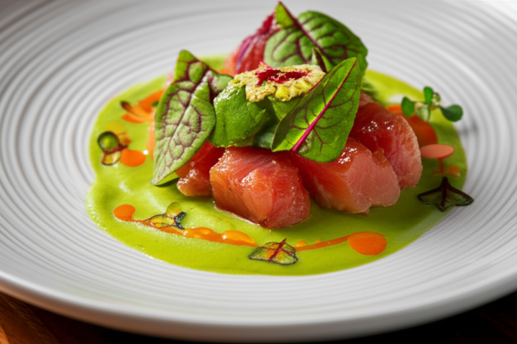 와사비로 완성한 요리