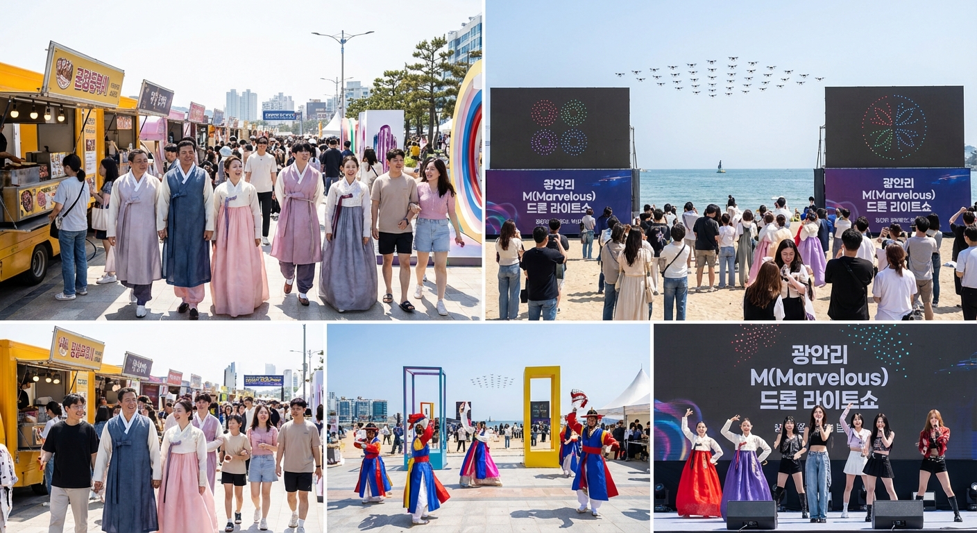 광안리 M(Marvelous) 드론 라이트쇼