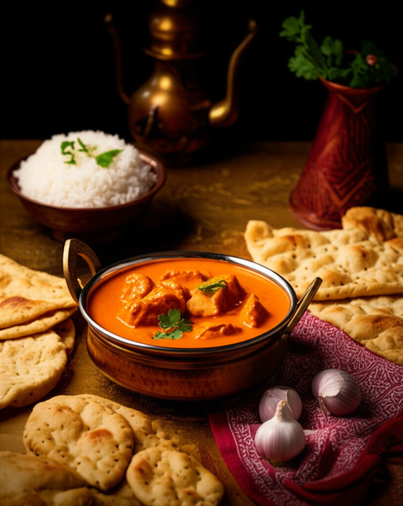 인도의 매혹적인 미식 여행: 버터치킨커리의 세계