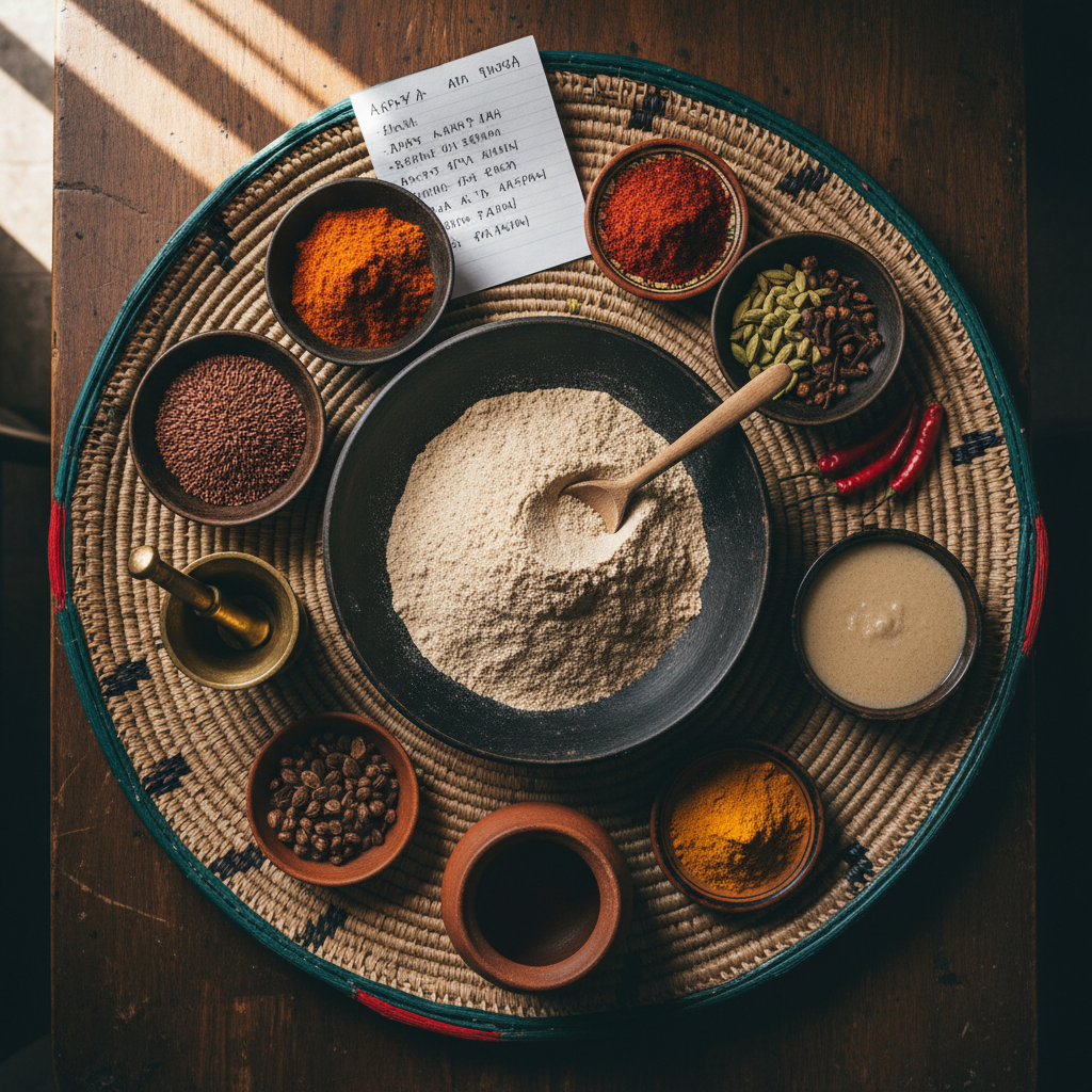 인제라의 핵심 재료들