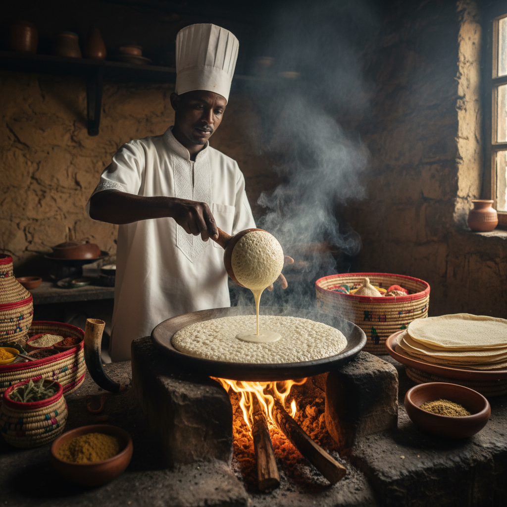 인제라 조리 과정