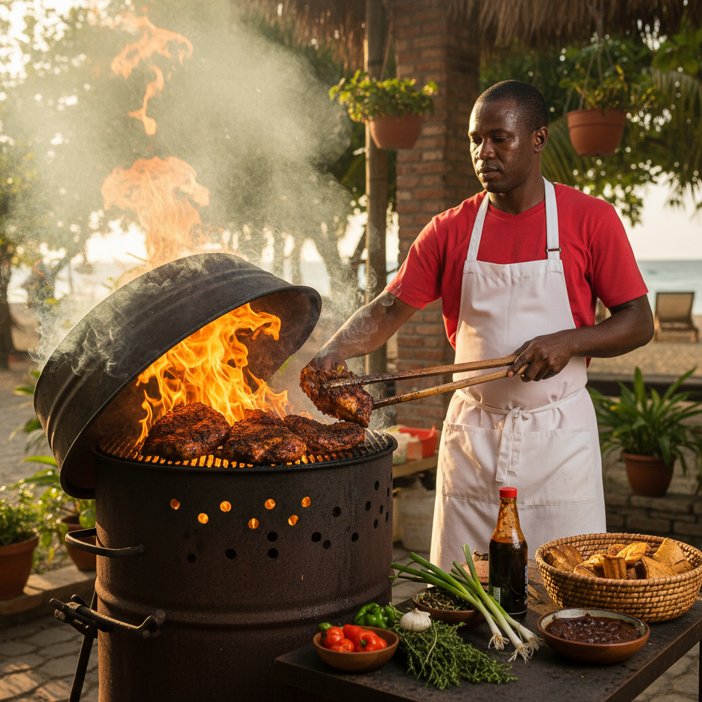 저크치킨 조리 과정