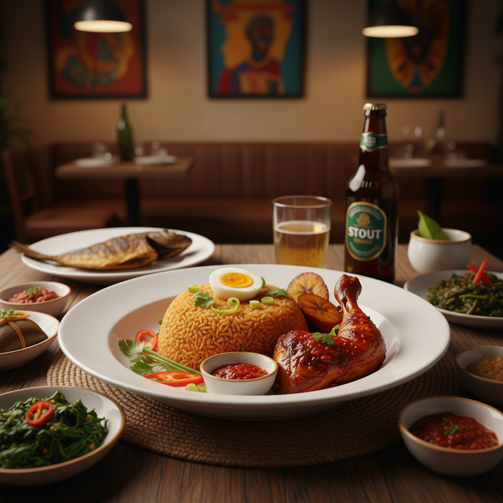 완성된 졸로프라이스 한 접시