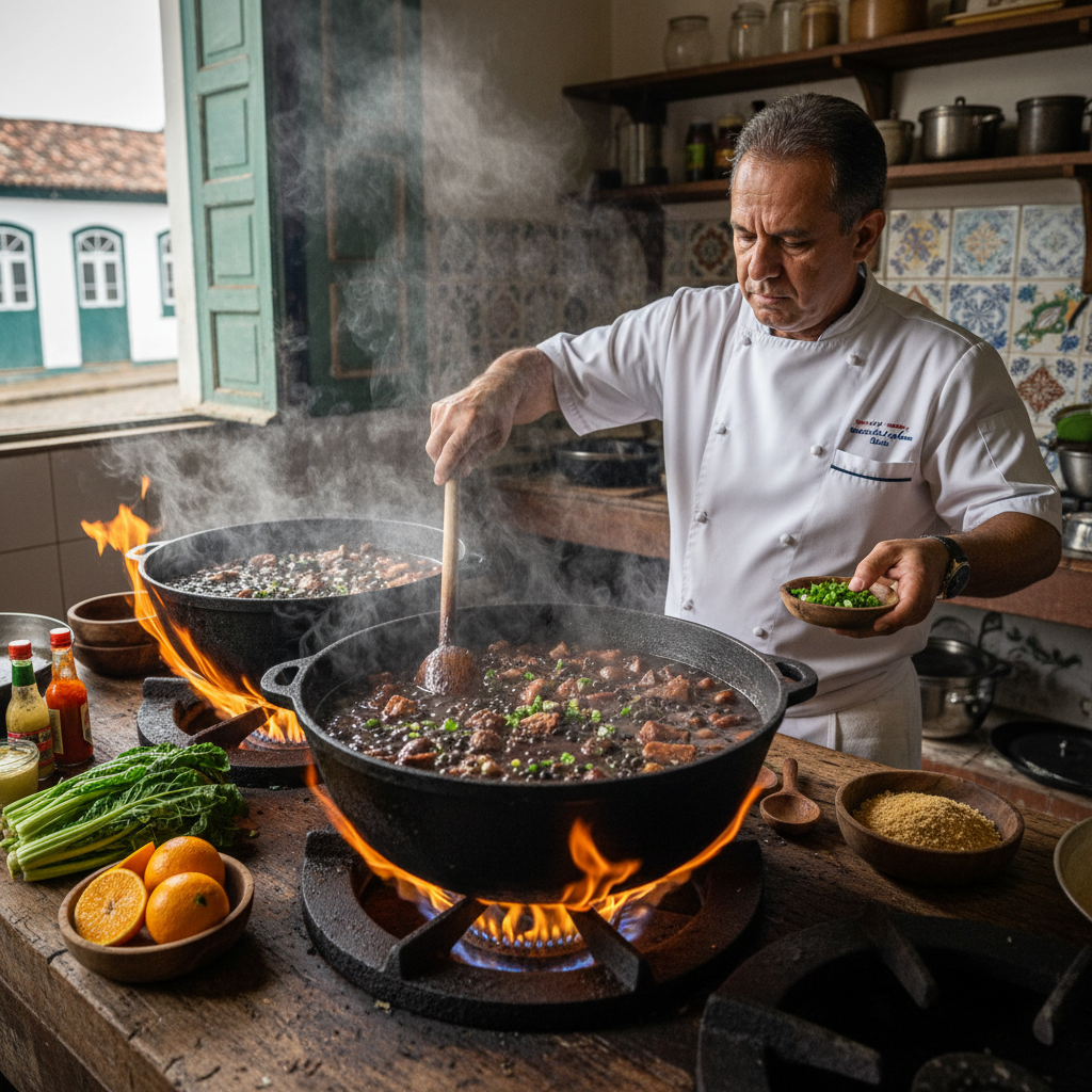 페이조아다 조리 과정
