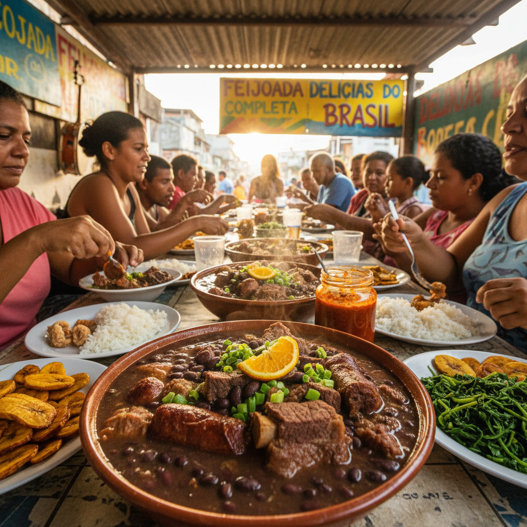 현지에서 즐기는 페이조아다