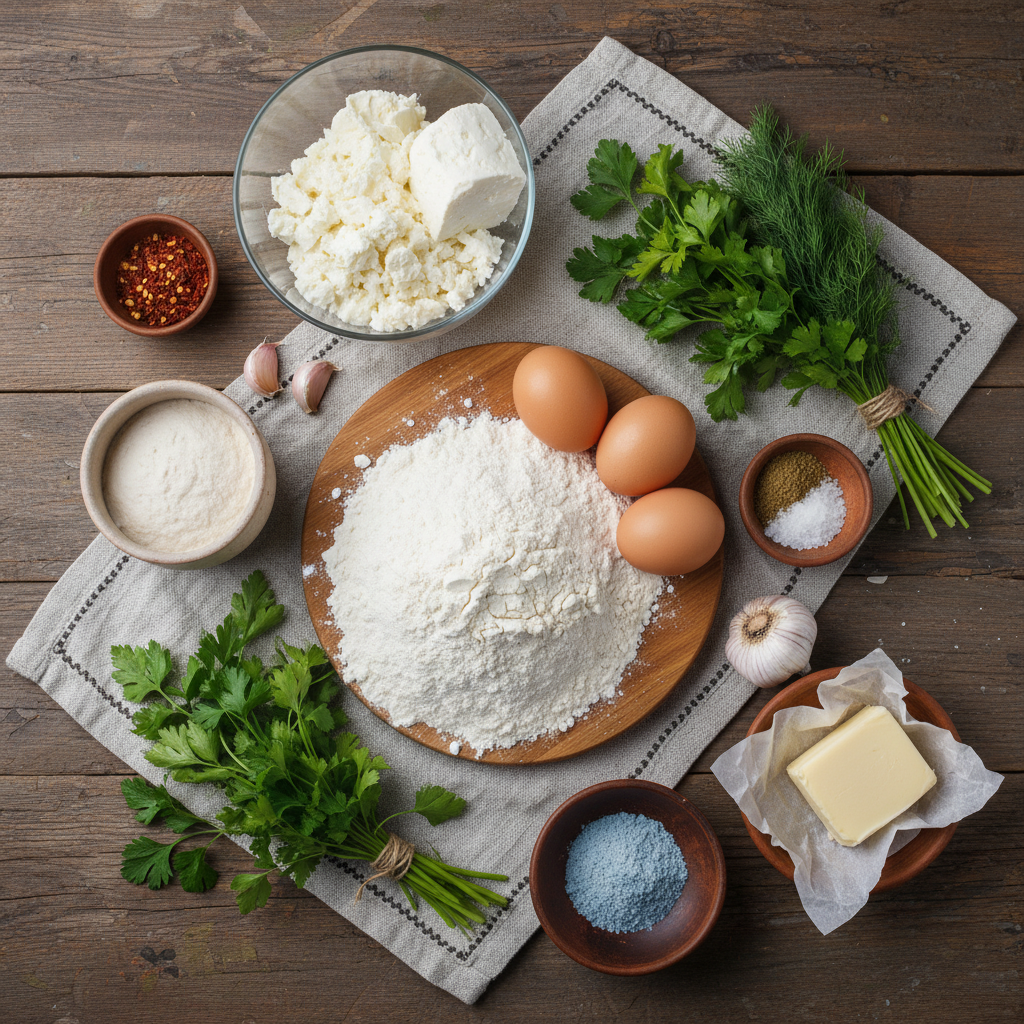 하치푸리의 핵심 재료들